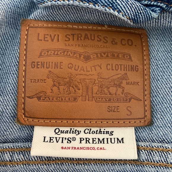 Levi’s Premium Denim Jacket Small - Picture 9 of 13
